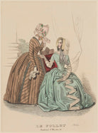 Promenade dresses, May 1842 NPG D47894