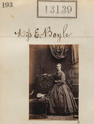 Miss E. Boyle NPG Ax62780
