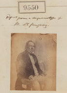 M De Fougrez ('Reproduction from a daguerrotype of M De Fougrez') NPG Ax59332