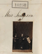 Miss Simpson NPG Ax59972