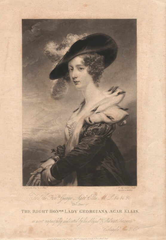 Georgiana (howard), lady dover npg d1785
