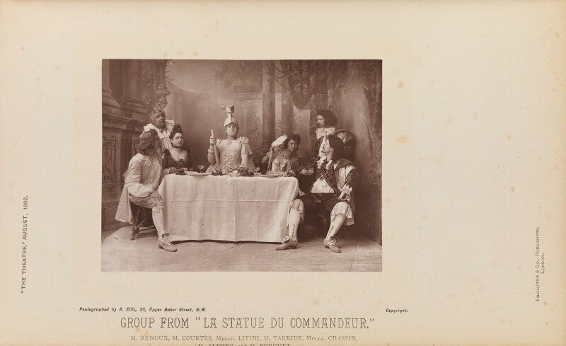 'group from "la statue du commandeur"' npg ax28838