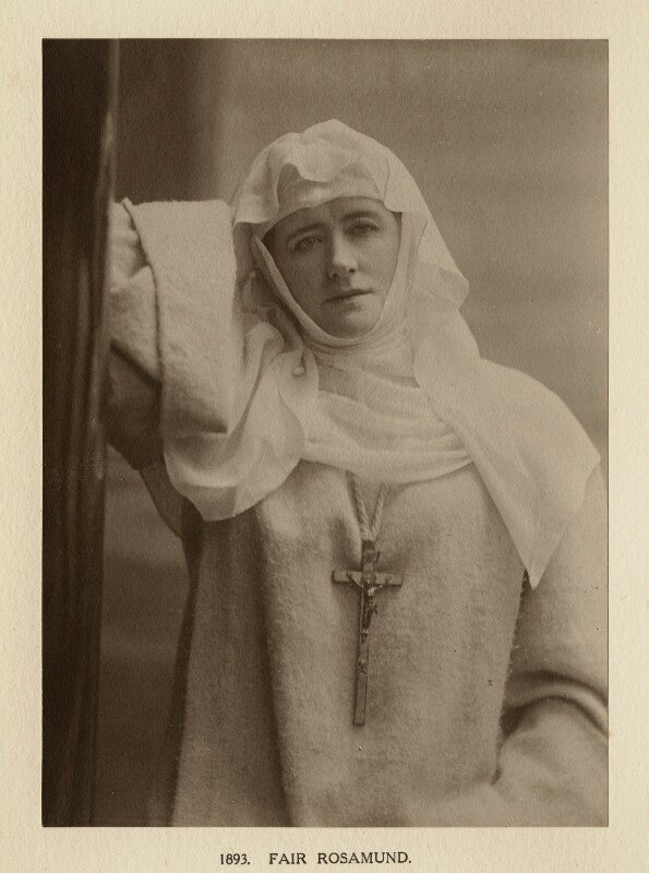 Ellen terry as fair rosamund in 'becket' npg ax131319