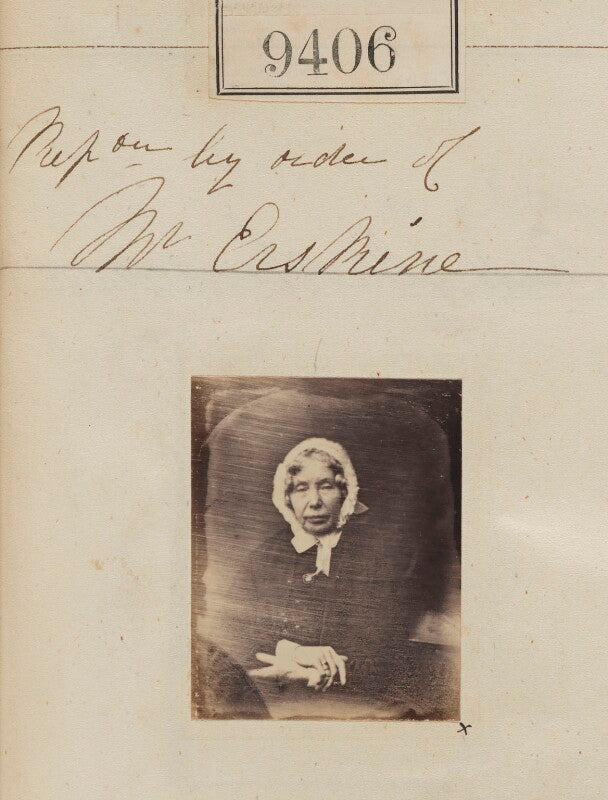 'reproduction by order of mr erskine' npg ax59212