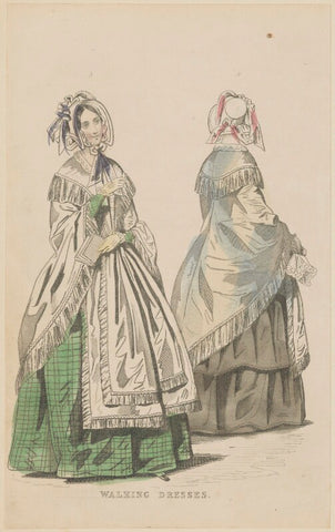 'Walking dresses', June 1844 NPG D47927