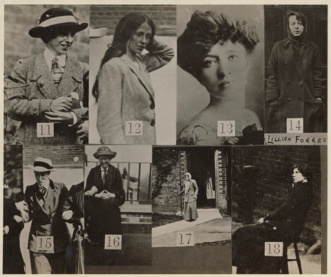 'Surveillance Photograph of Militant Suffragettes' NPG x132847