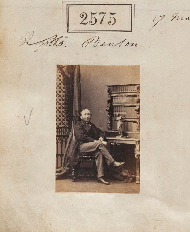 (edmund) ernst leopold schlesinger benzon npg ax51964