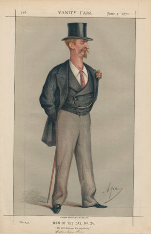 Sir Eyre Massey Shaw ('Men of the Day, No. 24.') NPG D43486