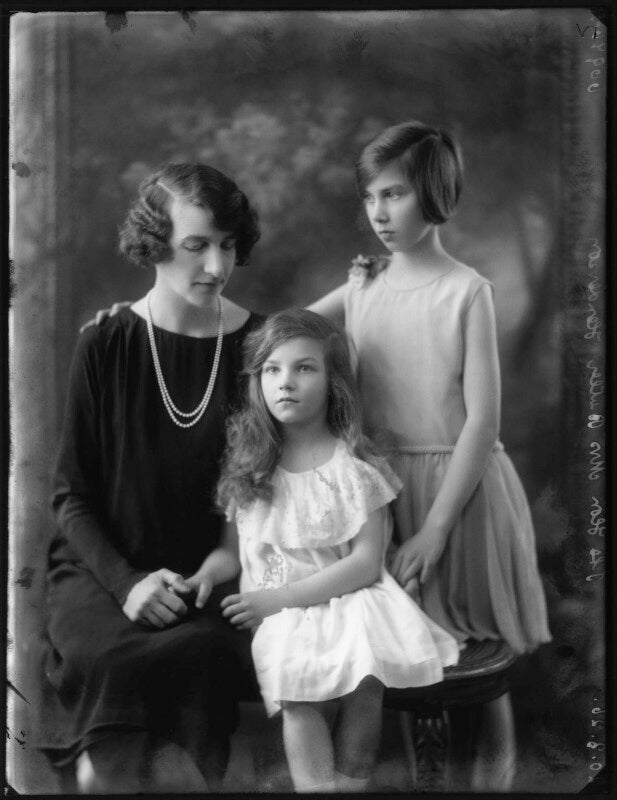 Hon. mrs butler henderson with her daughters npg x123619