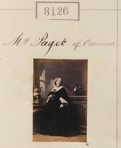 Mrs Paget of Cranmore NPG Ax57944