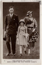 King George VI; Queen Elizabeth II; Queen Elizabeth, the Queen Mother NPG x193005