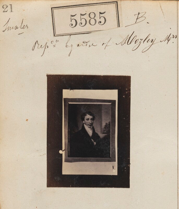 Mr l.b. mozley ('reproduction by order of mrs mozley') npg ax55540