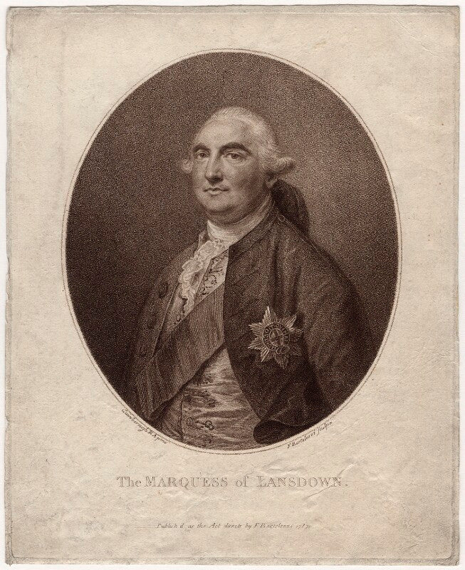 William petty, 1st marquess of lansdowne (lord shelburne) npg d5019