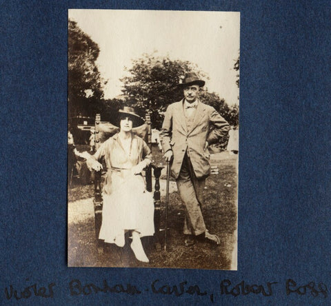 (Helen) Violet Bonham Carter (née Asquith), Baroness Asquith of Yarnbury; Robbie Ross NPG Ax140561