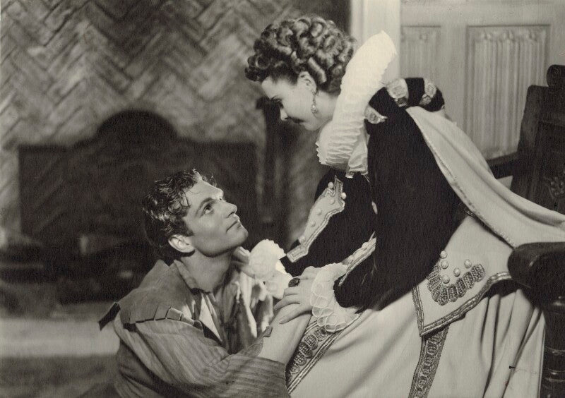 Laurence olivier; vivien leigh as michael ingolby and cynthia in 'fire over england' npg x24290