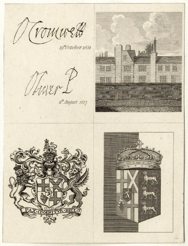 The signature of oliver cromwell npg d28707