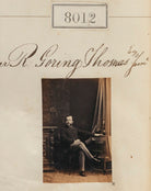 Mr R. Goring Thomas Junior NPG Ax57850