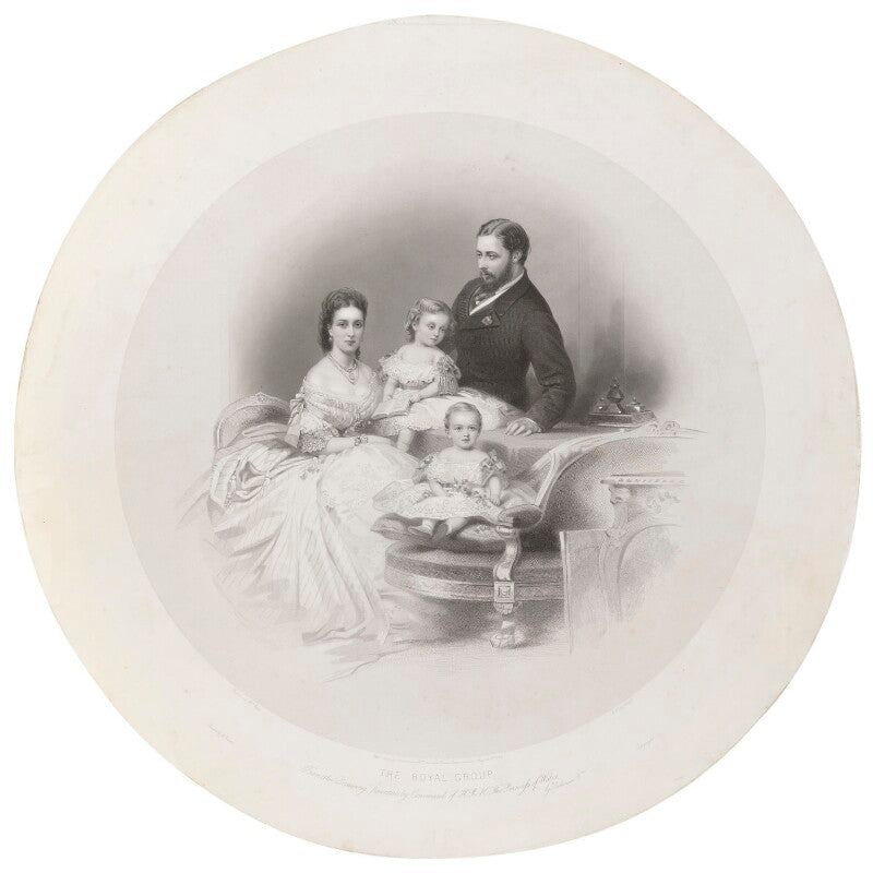 The royal group (king edward vii; queen alexandra; prince albert victor, duke of clarence and avondale; king george v) npg d31865