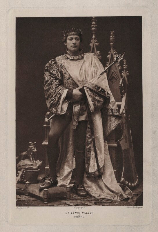 Lewis waller (william waller lewis) as henry v in 'henry v' npg x27237
