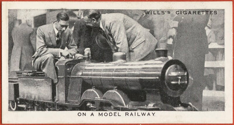 'On a Model Railway' (King George VI; Unknown man) NPG D47284