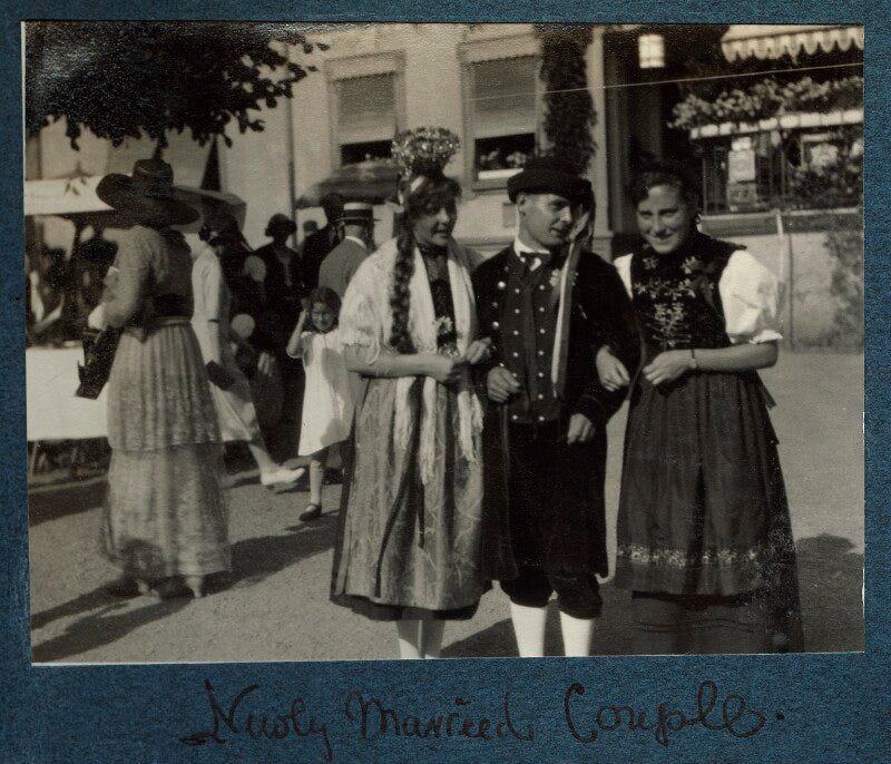 Newly married couple (lady ottoline morrell) npg ax143459