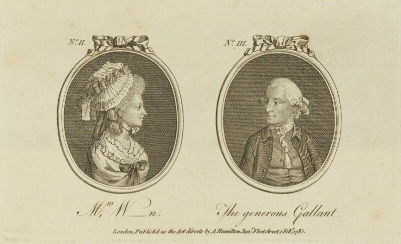 'mrs w n and the generous gallant' (john montagu, 5th earl of sandwich) npg d15658