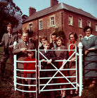 Evelyn Waugh with his family and two Italian servants NPG x88245