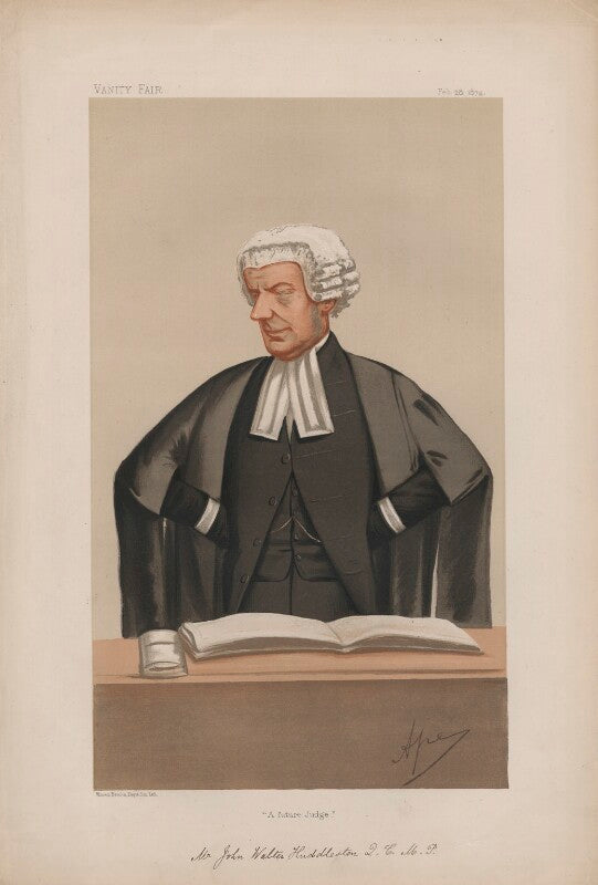 Sir john walter huddleston ('statesmen, no. 168.') npg d43629
