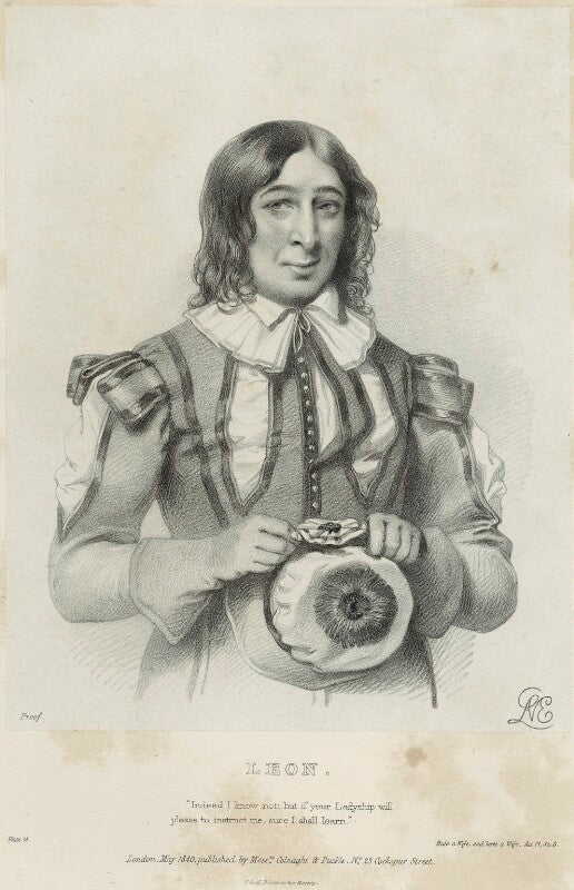 Charles kemble as leon in 'rule a wife, and have a wife' npg d22336