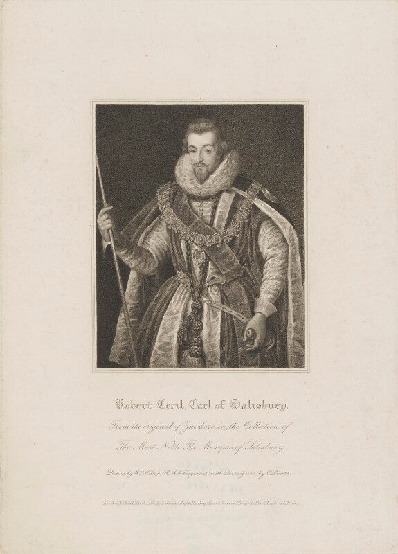 Robert cecil, 1st earl of salisbury npg d40025