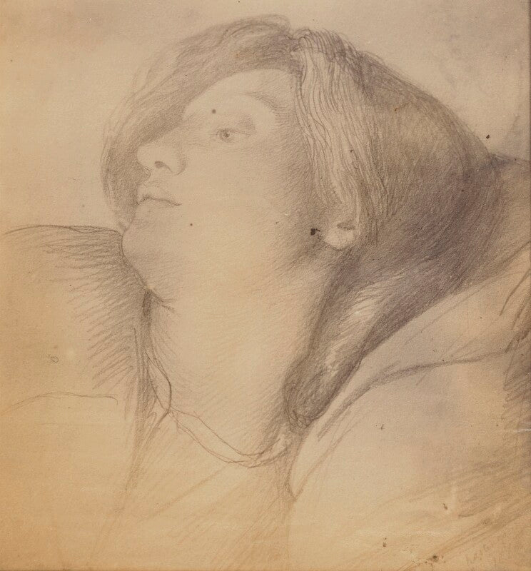 Elizabeth Eleanor Rossetti (née Siddal) Portrait Print – National ...