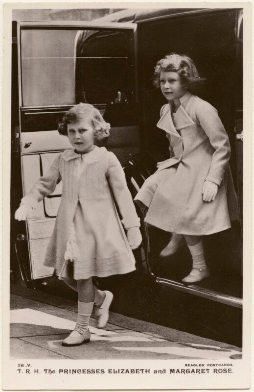't.r.h. the princesses elizabeth and margaret rose' (princess margaret; queen elizabeth ii) npg x193137
