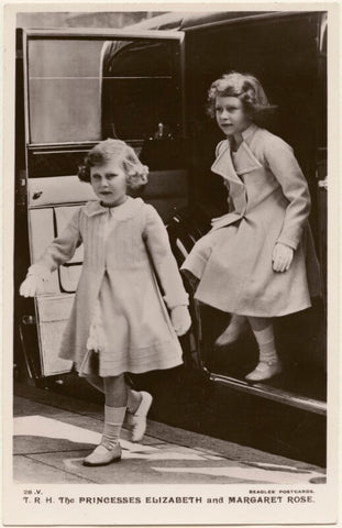 'T.R.H. The Princesses Elizabeth and Margaret Rose' (Princess Margaret; Queen Elizabeth II) NPG x193137