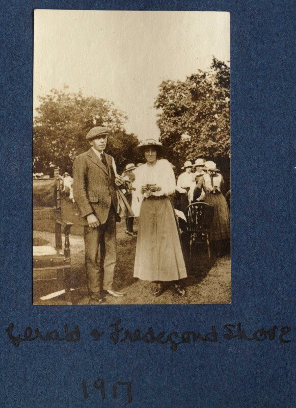 Gerald frank shove; fredegond shove (née maitland) npg ax140502