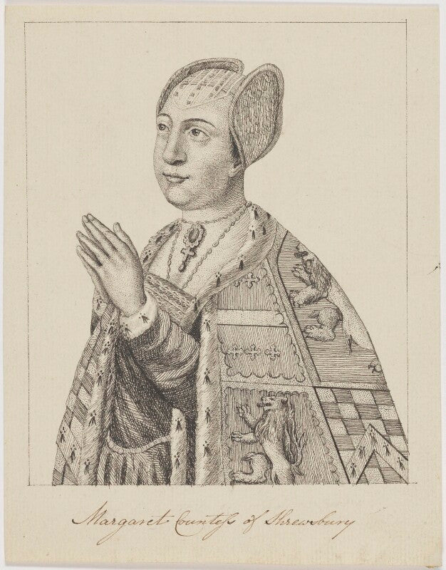 Margaret talbot (née beauchamp), countess of shrewsbury npg d9