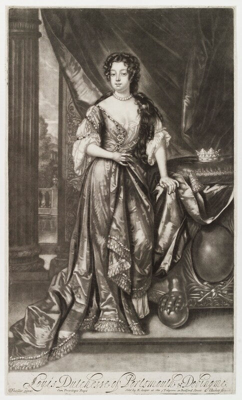 Louise de kéroualle, duchess of portsmouth npg d19582