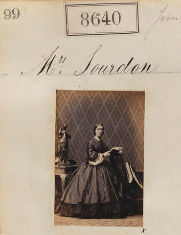 Emma Jourdan (née Cates) ('Mrs Jourdon') NPG Ax58463