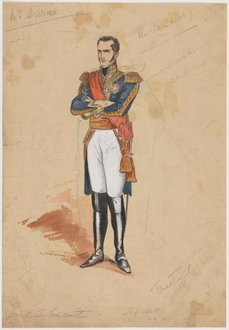 Mr Irvine as General Corlaincourt NPG D3348