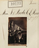 Miss Mirla Ross; Master C. Leith Ross NPG Ax59838