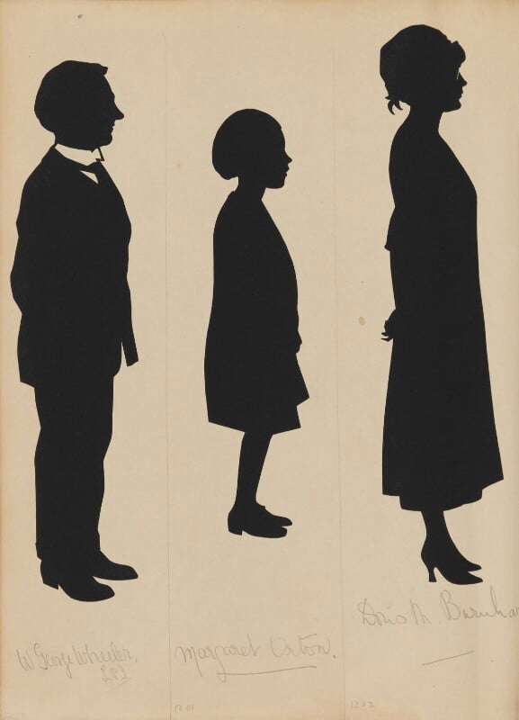 Tourists on the west pier, brighton (w. george wheeler, l.p.j; margaret orton; doris m. burnham) npg d46477