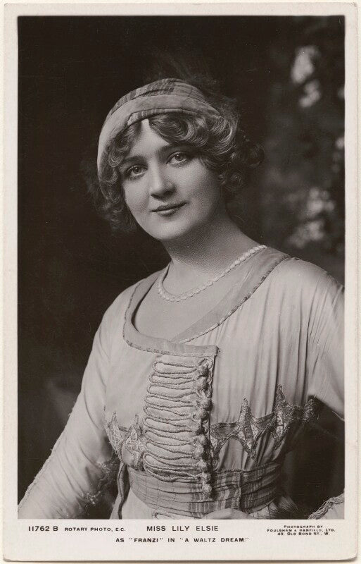 Lily elsie as 'franzi' in 'a waltz dream' npg x201083