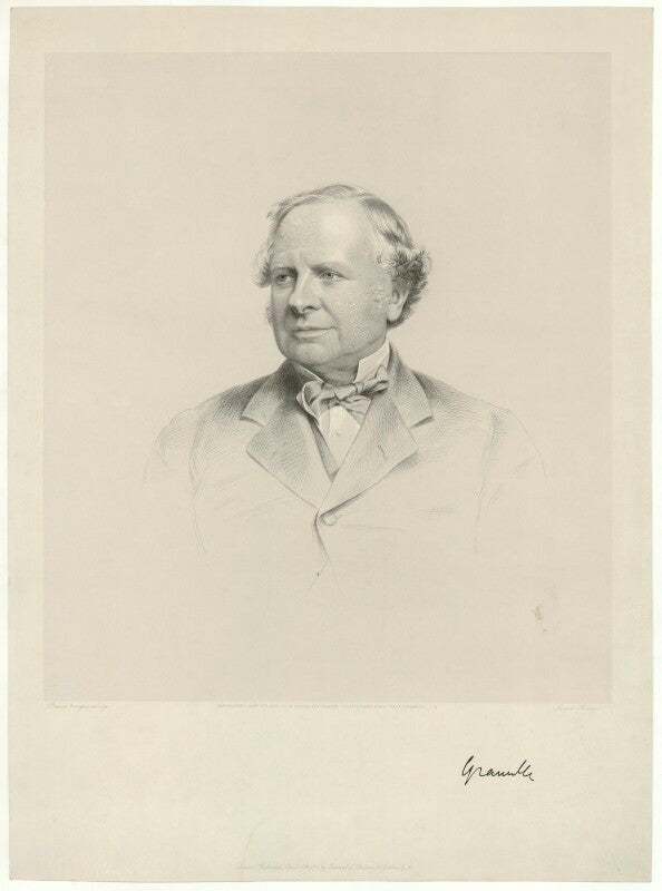 Granville LevesonGower, 2nd Earl Granville Greetings Card