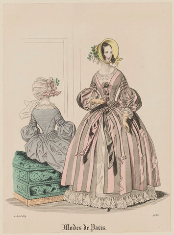 'Modes de Paris', 10 April 1839. 'Modes de Longchamp' NPG D47791