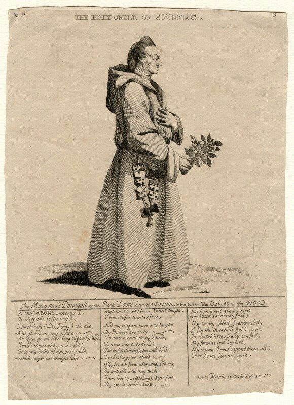 Possibly john montagu, 4th earl of sandwich ('the holy order of st almac') npg d16796