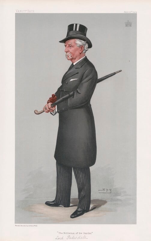 Algernon bertram freeman mitford, 1st baron redesdale ('men of the day. no. 920. "the nobleman of the garden"') npg d45227