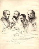 Sir George Scharf and friends NPG D6717