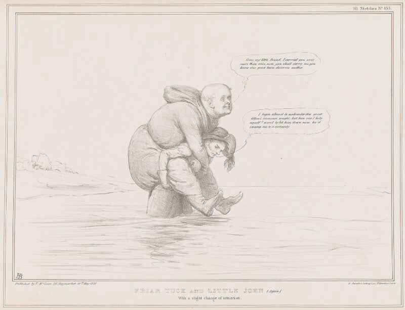 Friar tuck and little john (again) (daniel o'connell; john russell, 1st earl russell) npg d41369