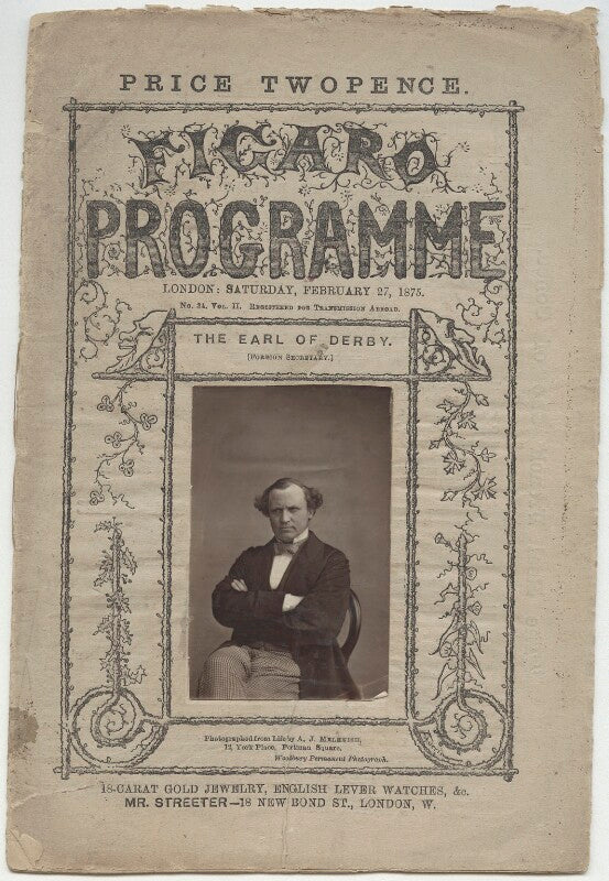 Edward henry stanley, 15th earl of derby npg x132953