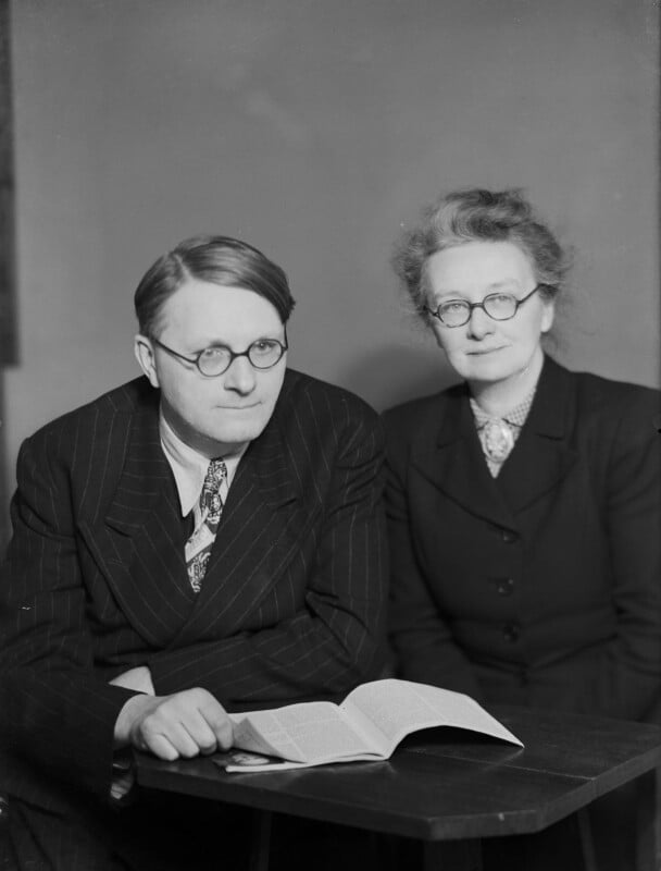 Dorothy mary moyle needham (née moyle); joseph needham npg x96752