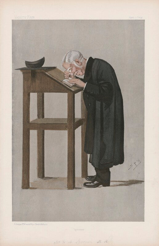 William archibald spooner ('men of the day. no. 711.') npg d44903